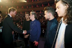 Prince Harry met One Direction member Harry Styles at the Royal Variety performance.