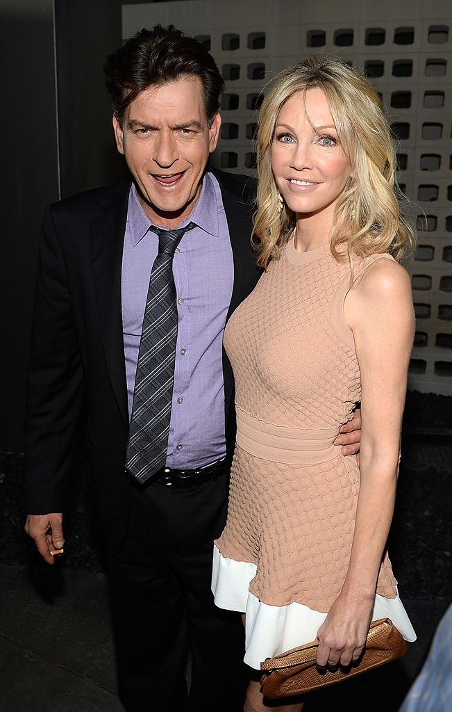 Actor Charlie Sheen was with actress Heather Locklear at the premiere of "Scary Movie 5."