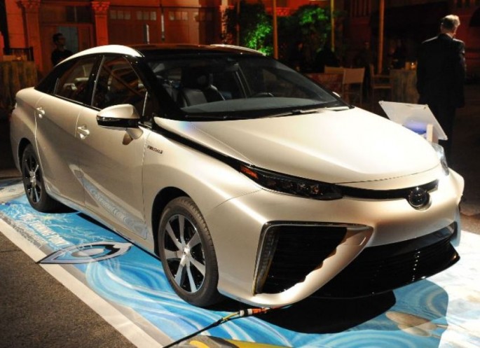Toyota launches Mirai in California, the company’s first fuel cell vehicle, with an aim to produce 30,000 units annually by 2020.