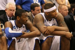 NBA Trade Rumors: John Wall (L) and DeMarcus Cousins during their college stint at Kentucky.