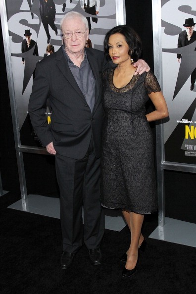  Michael Caine and wife Shakira Caine attend the 'Now You See Me' New York Premiere at AMC Lincoln Square Theater on May 21, 2013 in New York City.