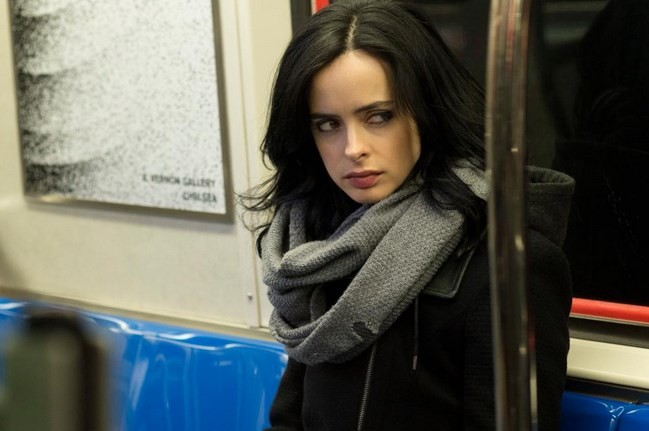 Krysten Ritter plays the title role in the "Jessica Jones" TV series.