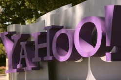 The Yahoo logo is shown at the company's headquarters in Sunnyvale, California April 16.
