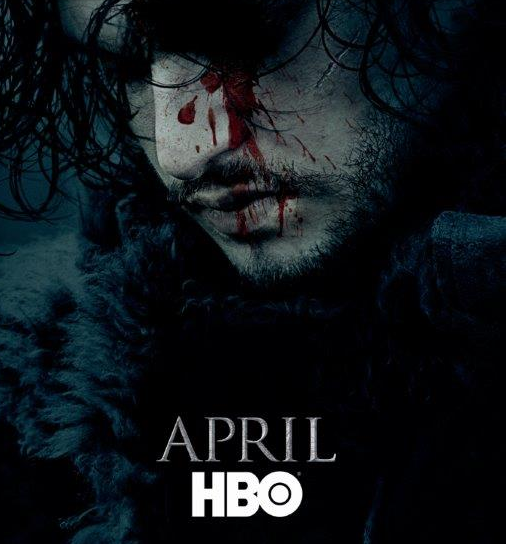 The HBO series "Game of Thrones" season 6 release date is in April 2016.