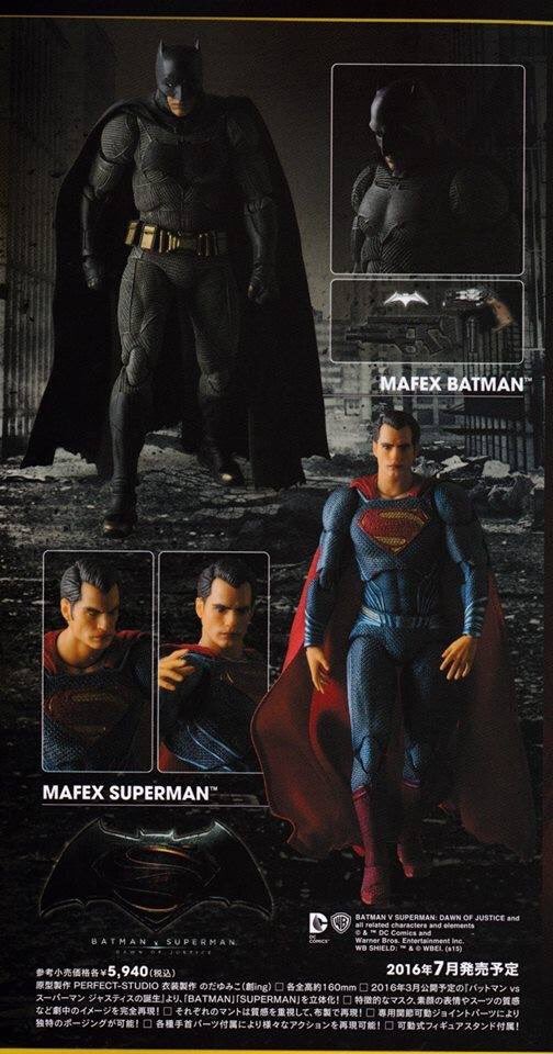 Miracle Action Figure EX releases Batman and Superman action figures. 