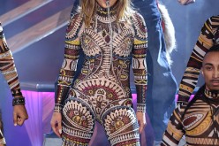 Jennifer Lopez performs at the 2015 American Music Awards.