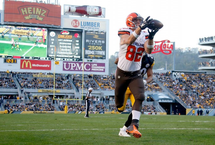 Cleveland Browns tight end Gary Barnidge (#82).