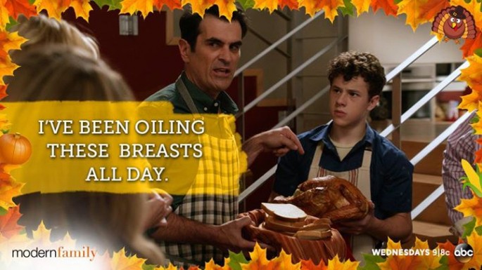 "Modern Family" stars Ty Burrell and Nolan Gould