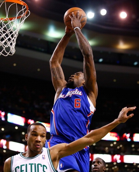 DeAndre Jordan against the Boston Celtics