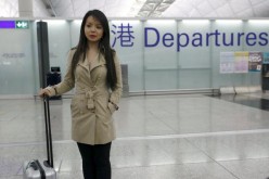 Anastasia Lin, Miss World Canada, was stranded at Hong Kong airport.