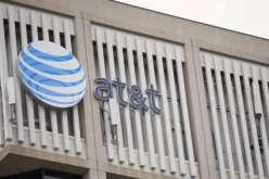  An AT&T Logo is pictured on the side of a building in Pasadena, California, January 26, 2015.