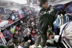 Tens of millions of people travel back to their hometowns during the Chinese New Year for family reunions.