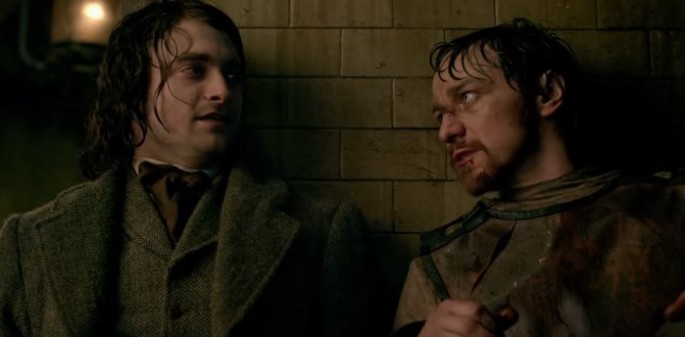 Daniel Radcliffe and James McAvoy create Frankenstein in Paul McGuigan's "Victor Frankenstein."