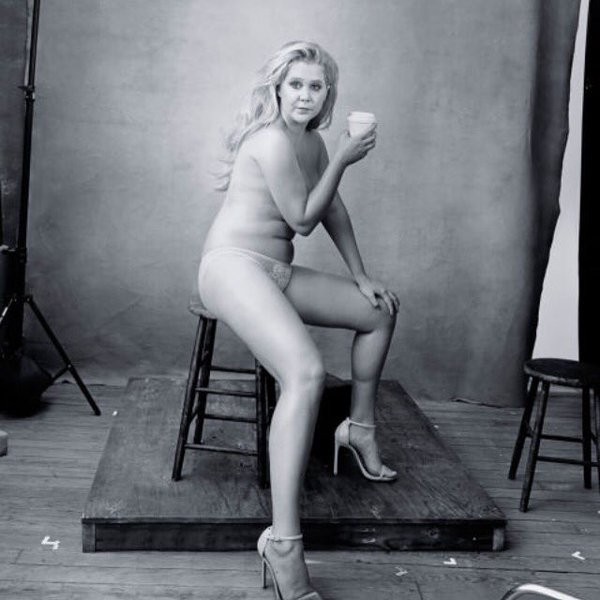 Amy Schumer poses for the 2016 edition of the Pirelli Calendar.