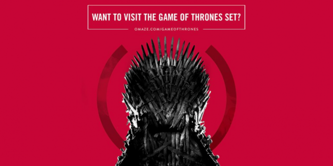 AIDS charity is offering to visit the sets of "Game Of Thrones" season 7.