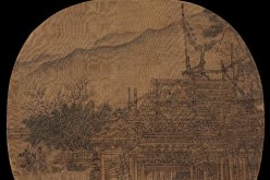 “Building Built in Map,” a work dated from the Song and Yuan Dynasties, was sold during the Kansai Art Auction’s autumn event to Chinese billionaire Liu Yiqian for 99.93 million yen ($813,166).