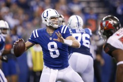 Indianapolis Colts quarterback Matt Hasselbeck (#8).