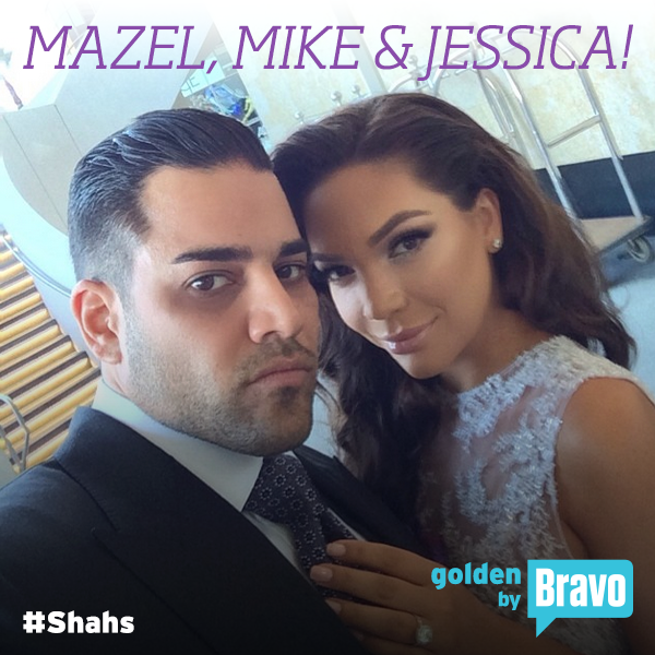Mike Shouhed and Jessica Parido from "Shahs of Sunset"