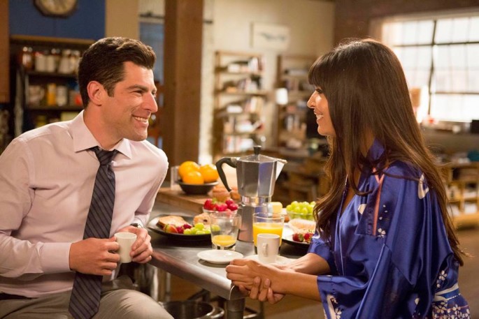 Schmidt and Cece from "New Girl"
