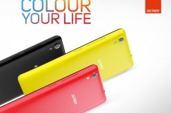 The Gionee P5W is available in five colors