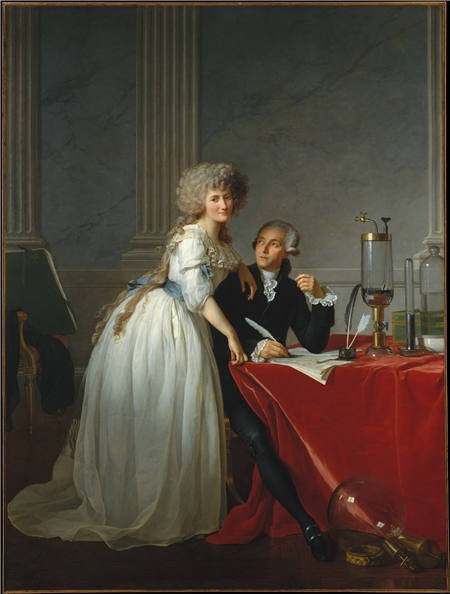The five foreign classics all share the same cover: an oil painting featuring French chemist Antoine Laurent de Lavoisier and his wife, Marie Anne Pierrette Paulze.