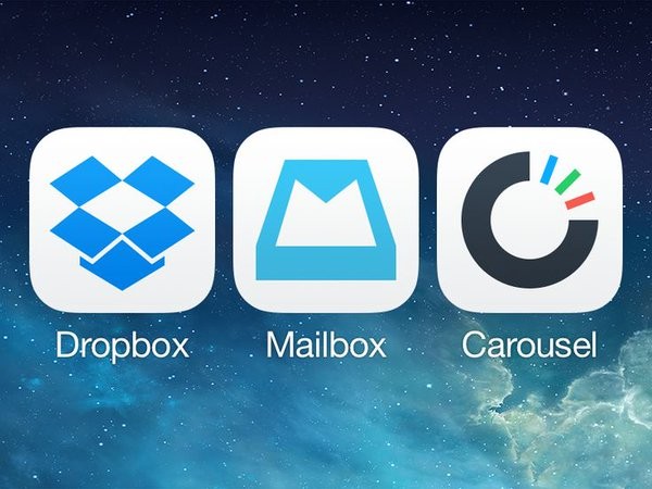 Dropbox' Mailbox And Carousel Apps