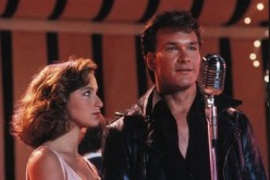 Patrick Swayze and Jennifer Grey in a scene from 'Dirty Dancing'