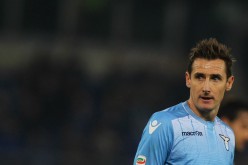 Lazio striker Miroslav Klose.