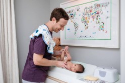 Mark Zuckerberg Changing Diaper