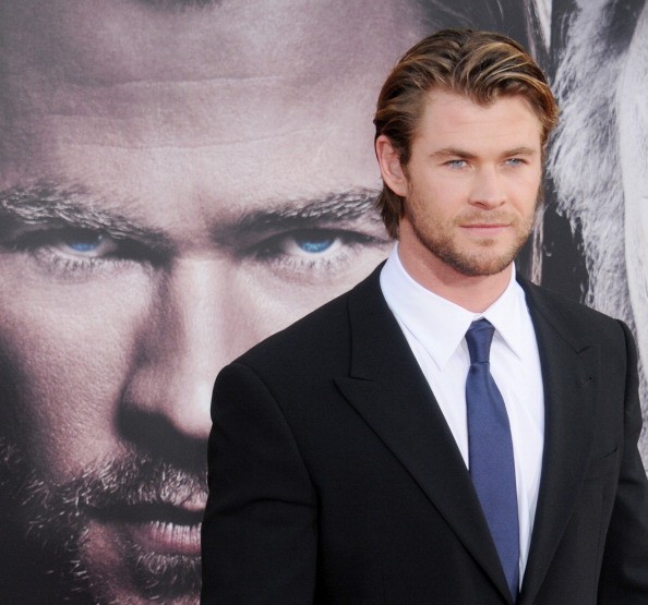 Chris Hemsworth arrives at the Los Angeles Premiere of 'Thor' at the El Capitan Theater on May 2, 2011 in Hollywood, California.