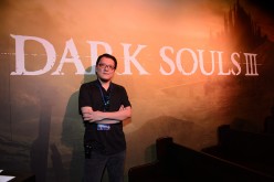  Dark Souls III director and President of From Software Hidetaka Miyazaki attends E3 Electronic Entertainment Expo at Los Angeles Convention Center on June 17, 2015 in Los Angeles, California.
