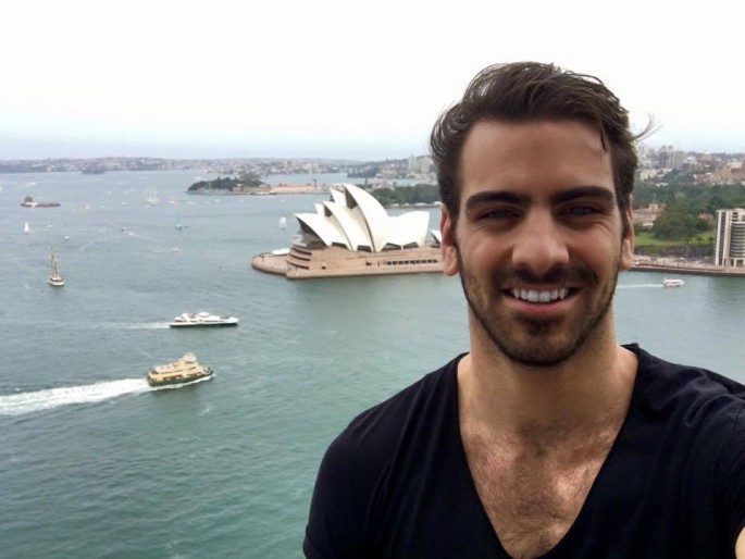 "America's Next Top Model" cycle 22 winner Nyle DiMarco visited Sydney Opera House.