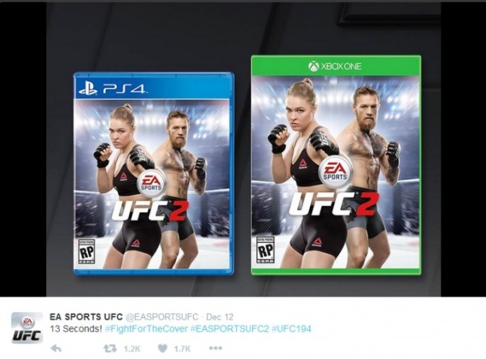 Conor McGregor wins a spot on EA Sports' "UFC 2" cover alongside Ronda Rousey after winning the UFC 194.