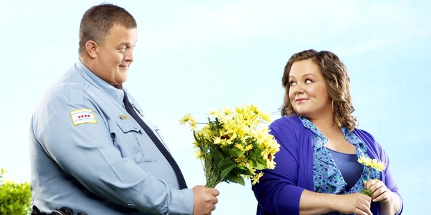 Billy Gardell and Melissa McCarthy star in the TV show "Mike & Molly."