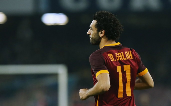 Roma winger Mohamed Salah.