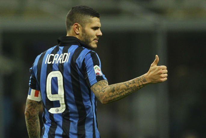 Inter Milan striker Mauro Icardi.