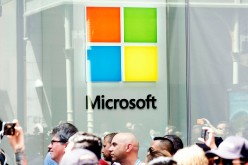 Crowds at the opening of Microsoft's first Australian store in Westfield Sydney on Nov. 12, 2015.