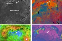 Four views of the Mare Imbrium basin and the Chang’e-3 landing site demonstrate how different the Moon looks to different types of remote sensing, underscoring the need for ground truth to calibrate the orbital observations.