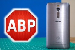 Adblock Plus Logo and Asus Phone