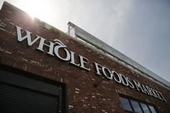 A sign for a Whole Foods Market is viewed in the Brooklyn borough in New York City. 
