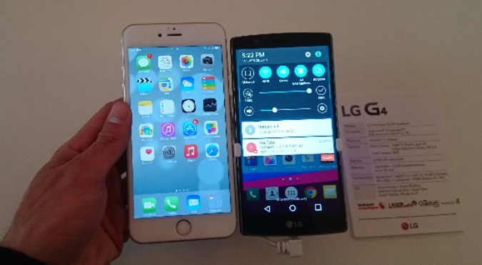 Comparing Apple iPhone 6 Plus and LG G4 is similar to describing a battle between David and Goliath.