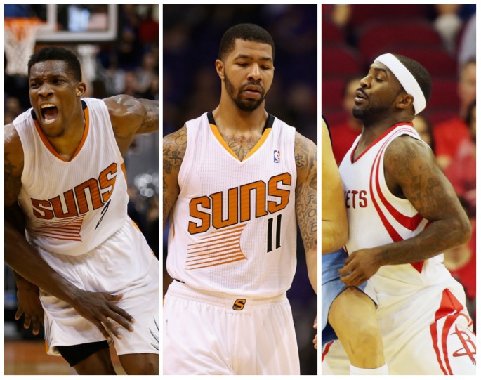 NBA Trade Rumors (from L to R): Eric Bledsoe, Markieff Morris, and Ty Lawson.