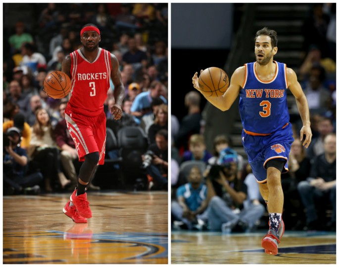 NBA Trade Rumors (from L to R): Ty Lawson and Jose Calderon.