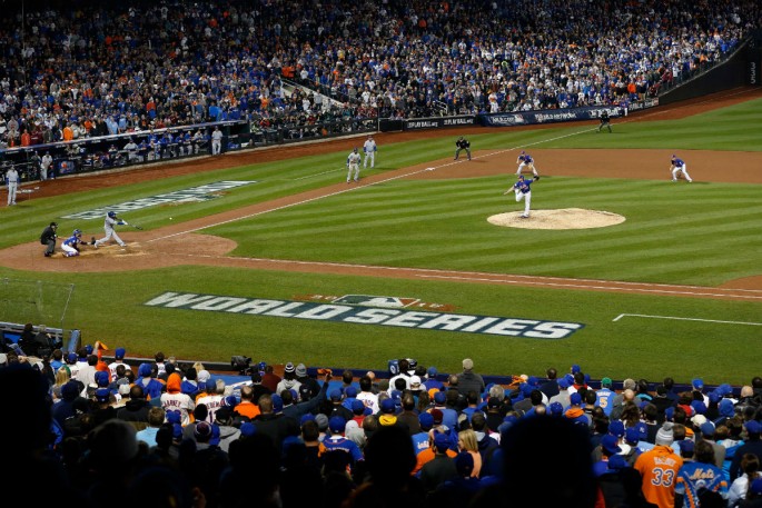MLB's 2015 World Series between the Kansas City Royals and New York Mets.