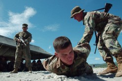 US Marine Reservists train in the Philippines