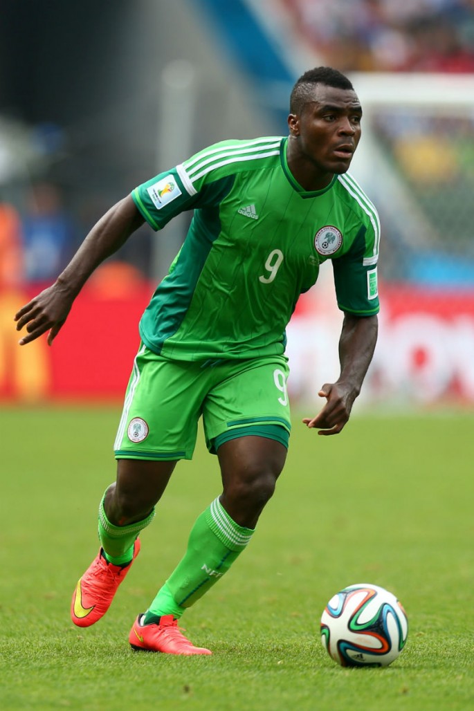 Nigerian striker Emmanuel Emenike.