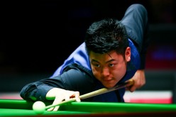 Chinese snooker player Liang Wenbo during the 2016 Dafabet Snooker Masters held at the Alexandra Palace in London.