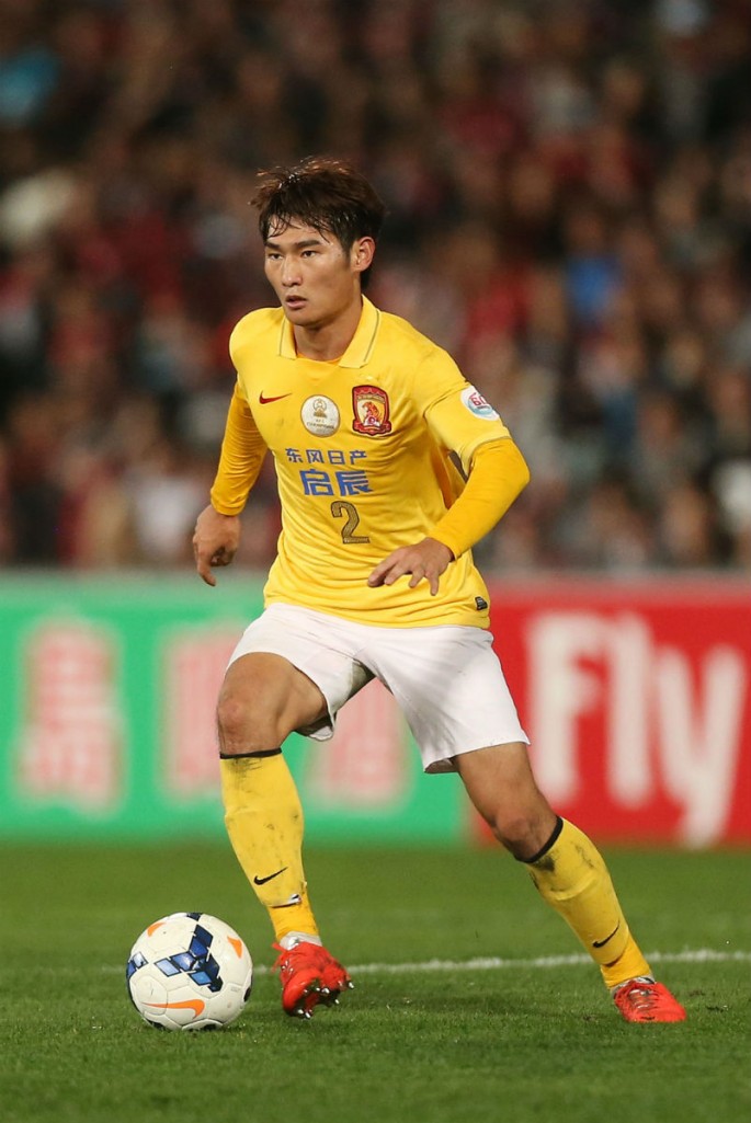 Guangzhou Evergrande midfielder Liao Lisheng plays for the China U-23 national team and was the most experienced player in the young squad.