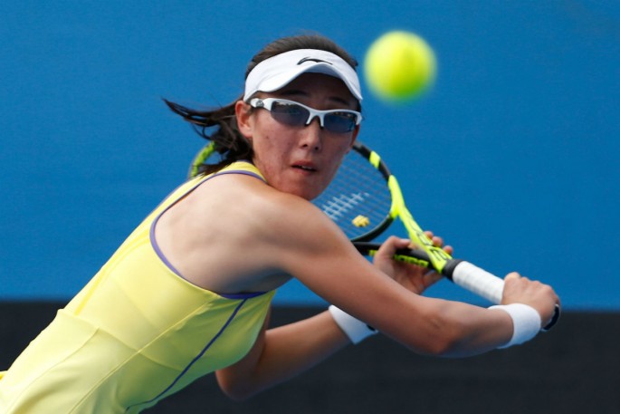 Chinese tennis player Zheng Saisai.