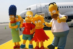 Jet Blue Unveils Aircraft In Celebration Of 'The Simpsons' Movie Release